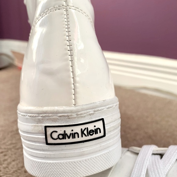 New Calvin Klein high tops platform shoes rare - Picture 3 of 4